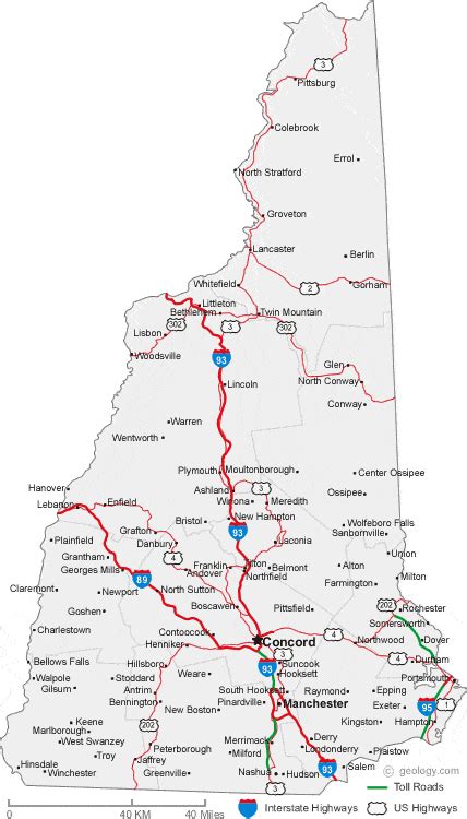 new hampshire towns and cities|Cities In New Hampshire & Interactive Map .